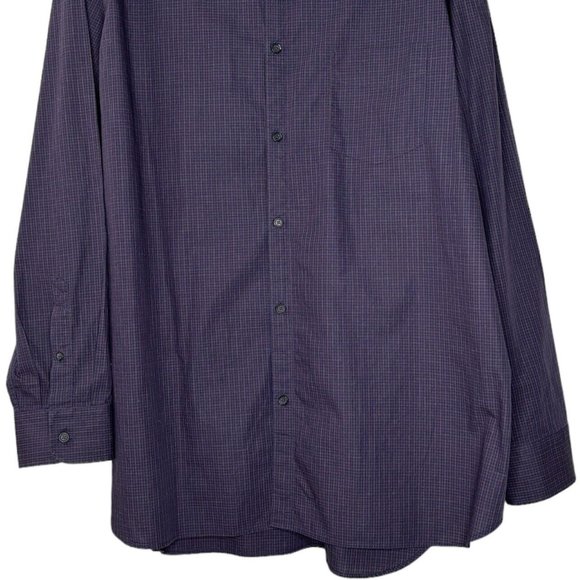 Billy Reid 100% Cotton Button Shirt (Size XXL) Long Sleeve Plaid Standard Fit - Picture 4 of 9